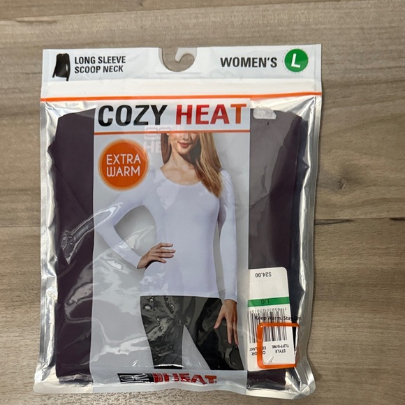 32 Degrees Eggplant HEAT Long Sleeve Top NWT - Picture 1 of 2